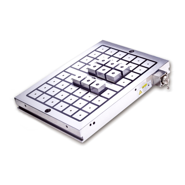 Trung tâm gia công CNC làm việc giữ mâm cặp điện từ vĩnh cửu