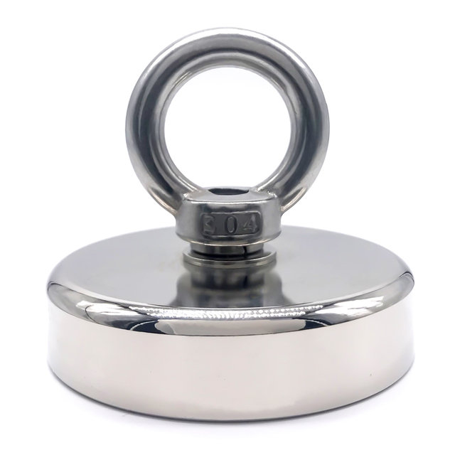 Nam châm câu cá một mặt có lỗ chìm 