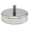 Nam châm câu cá Neodymium tròn một mặt bằng thép không gỉ Eyenut