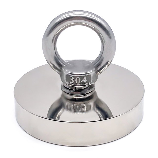 Nam châm câu cá neodymium trục vớt từ tính mạnh mẽ một bên
